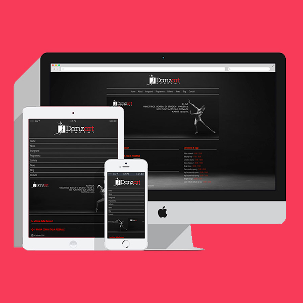 sito web responsive Danzart Academy