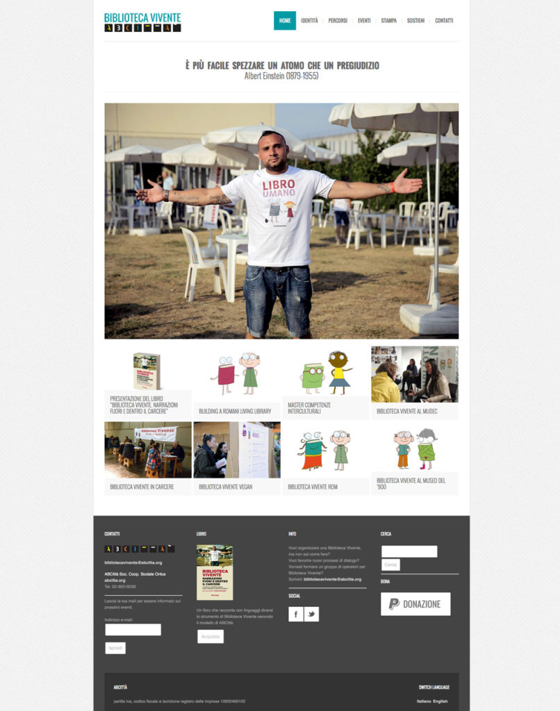 sito web bibliotecavivente